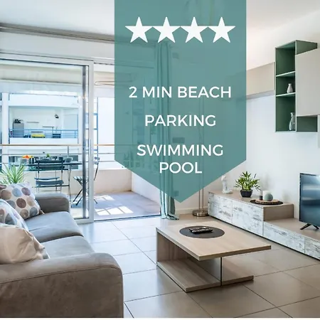 Apartment 1-br In Palm Swimming Pool Parking Cannes